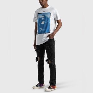 OFF-WHITE MONA LISA GRAPHIC SLIM T-SHIRT RARE